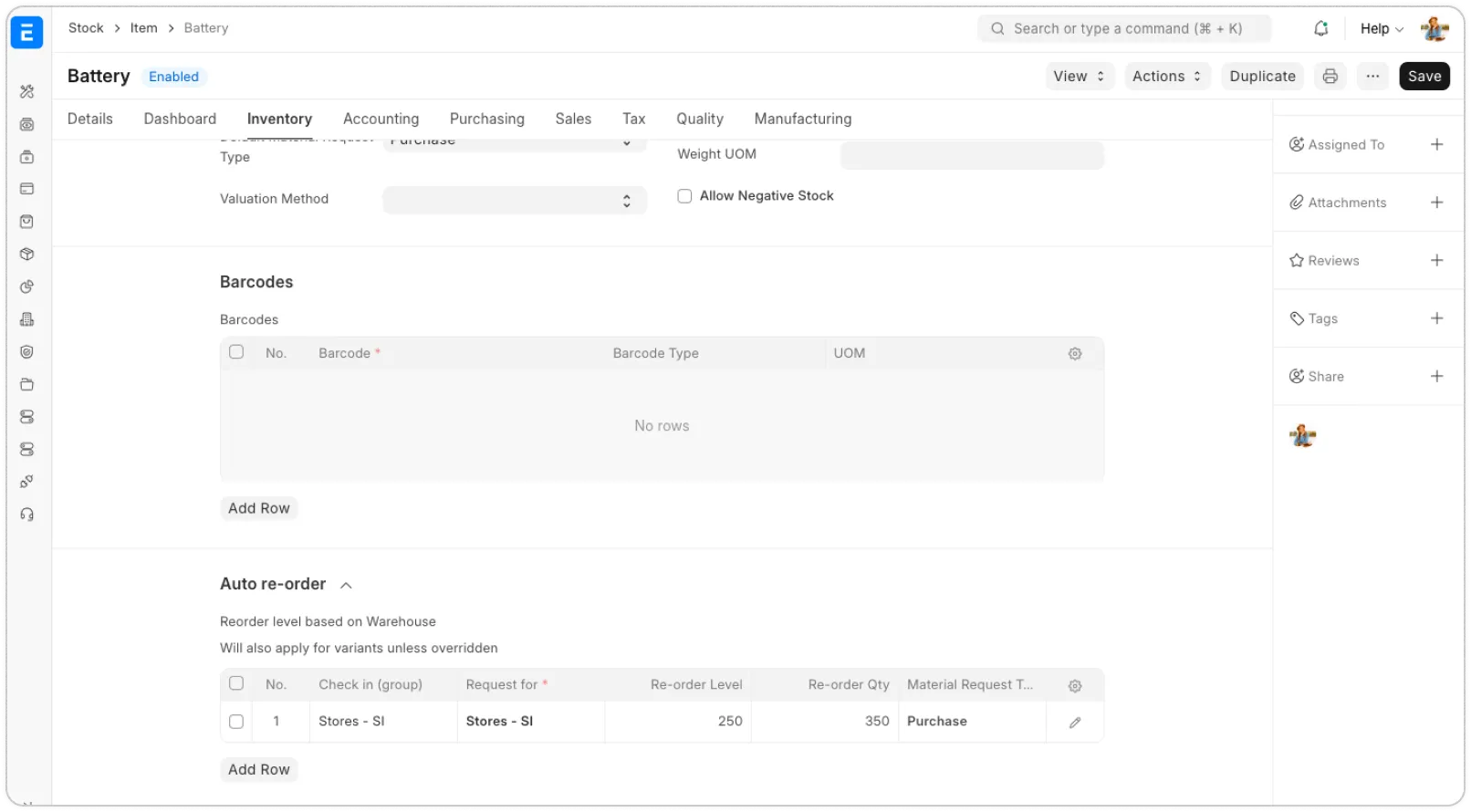 Never run out of stock Never run out of stock