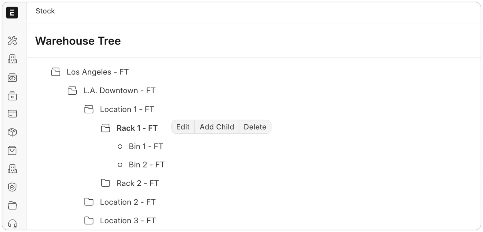 WareHouse Tree WareHouse Tree