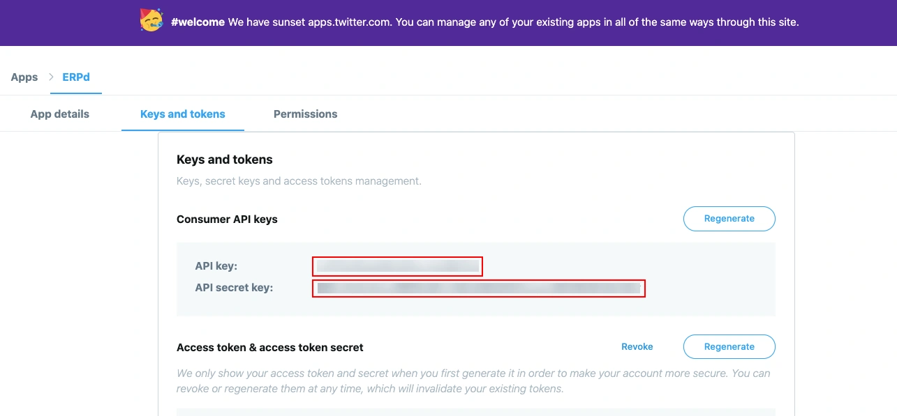 TwitterSettings TwitterSettings
