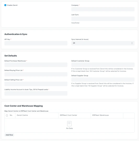 Zenoti Integration Zenoti Integration