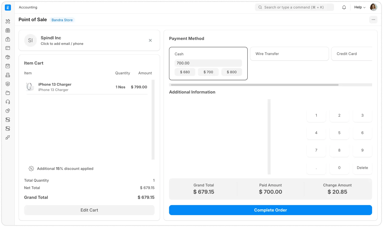 Point Of Sale (Payment Method) Point Of Sale (Payment Method)