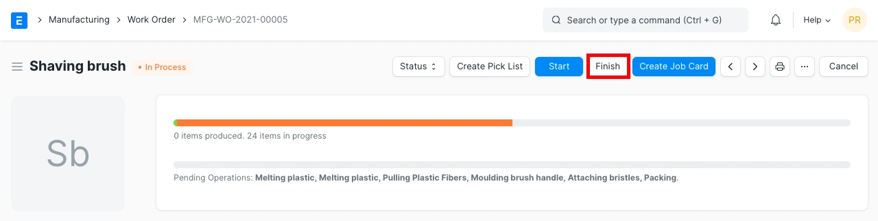  تحديث المنتجات النهائية