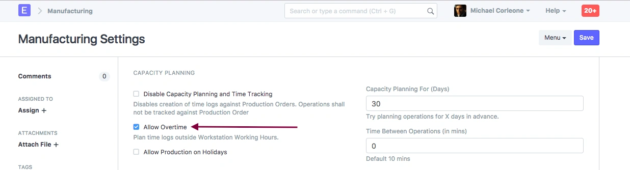 تجنب ساعات العمل المحددة لمحطة العمل   
