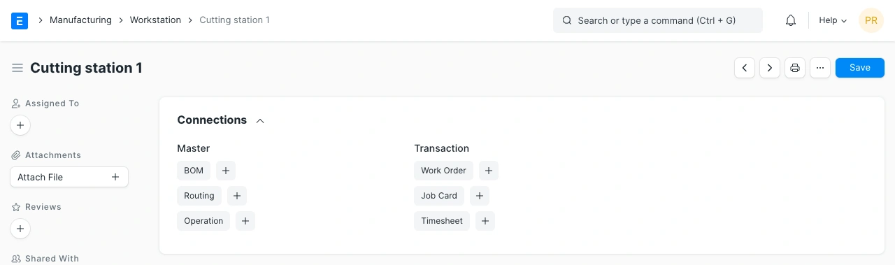 مكونات التشغيل لمحطة العمل