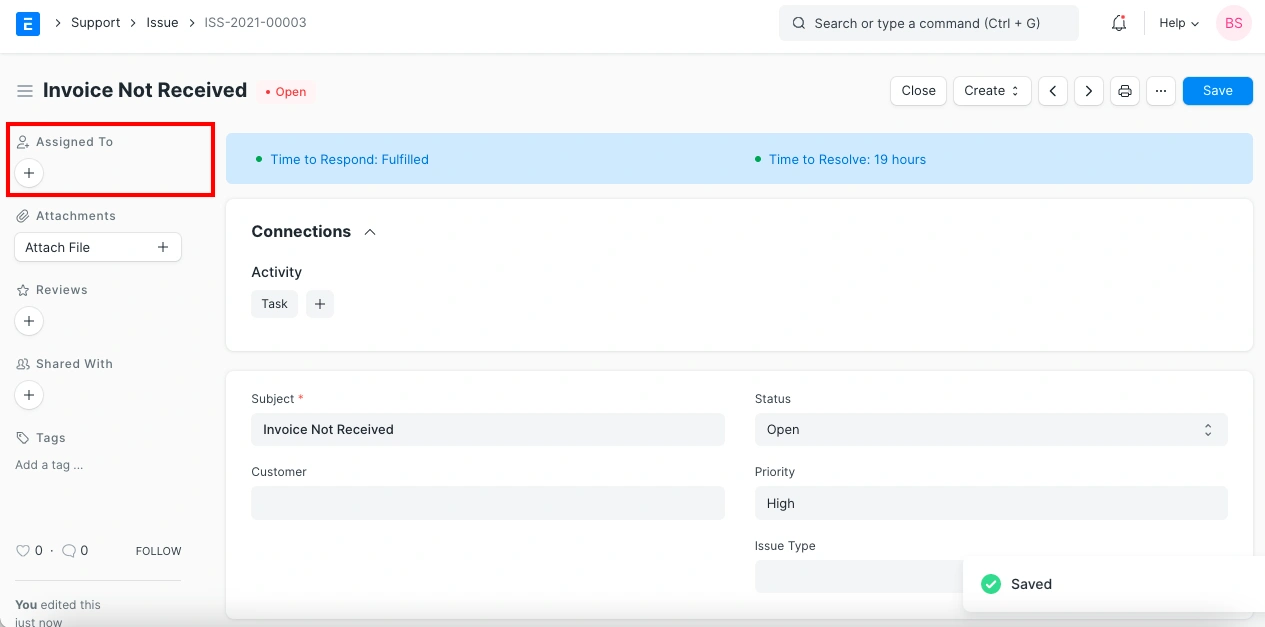إسناد المشكلات إلى المستخدمين   إسناد المشكلات إلى المستخدمين