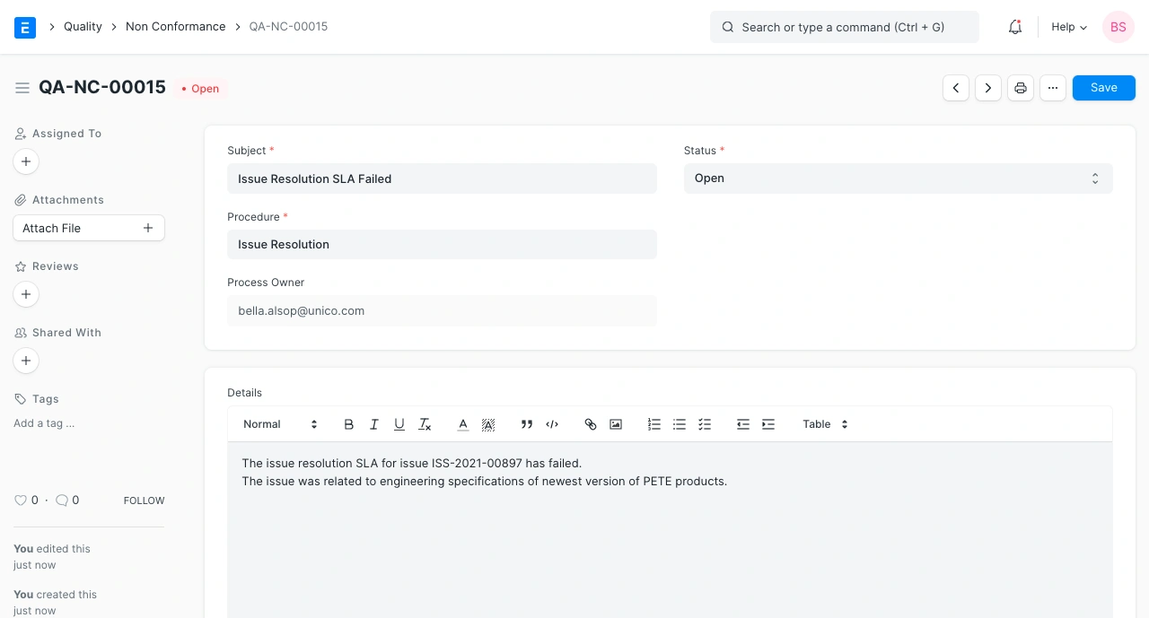 حالة عدم المطابقة حالة عدم المطابقة