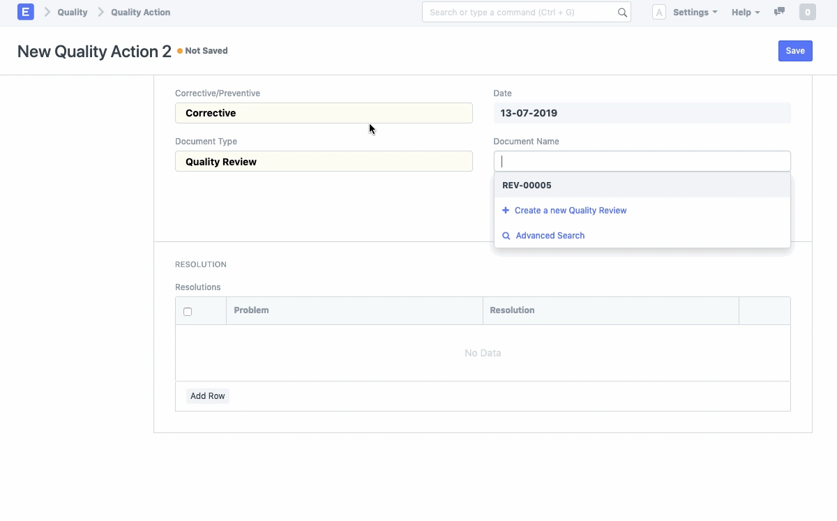 كيفية إنشاء إجراء جودة