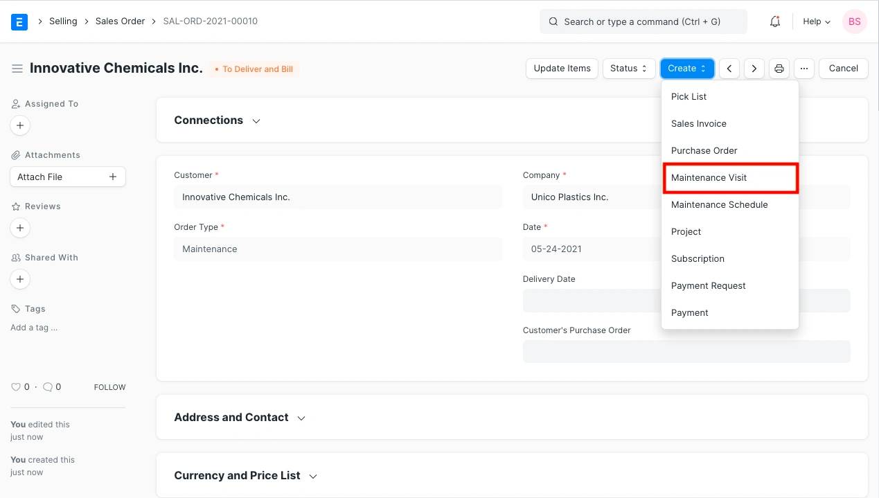 زيارة الصيانة  زيارة الصيانة